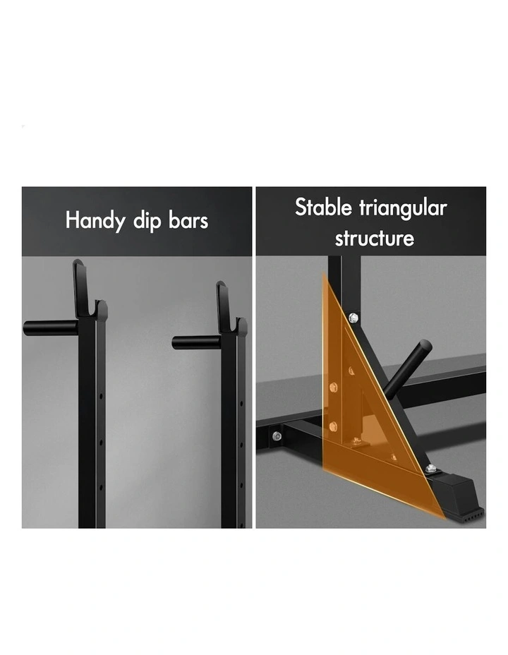 Adjustable Squat Rack in Black image 6