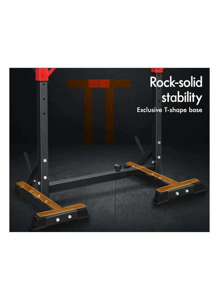 Adjustable Squat Rack in Black image 7
