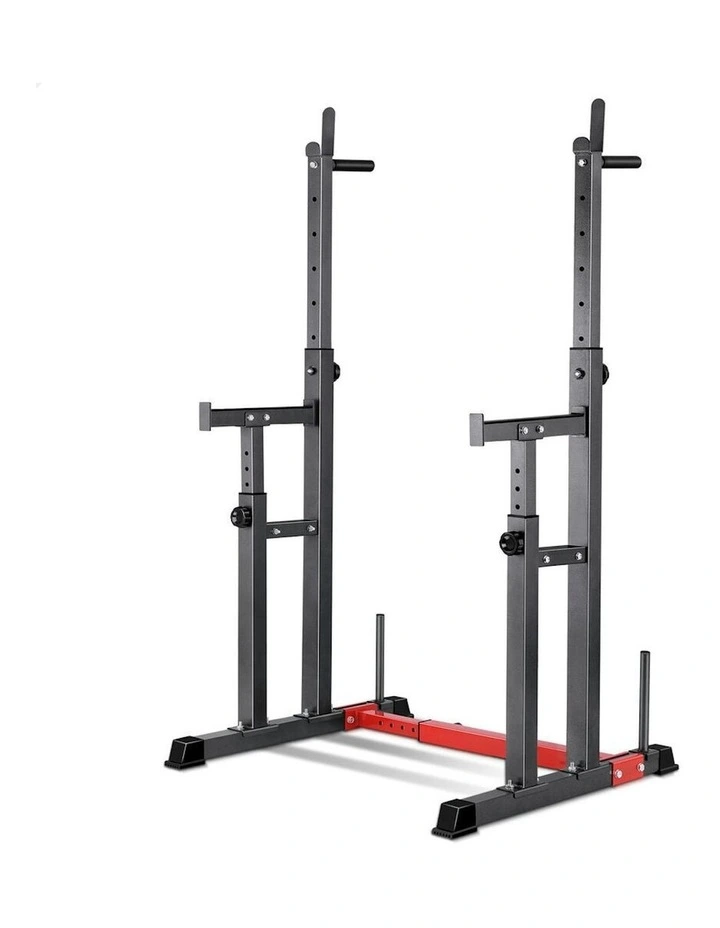 BLACK LORD Squat Rack Adjustable Barbell Rack Weight Bench Press Weight Lifting Gym image 1