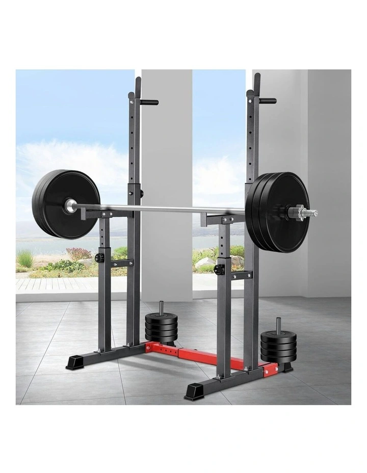 BLACK LORD Squat Rack Adjustable Barbell Rack Weight Bench Press Weight Lifting Gym image 2