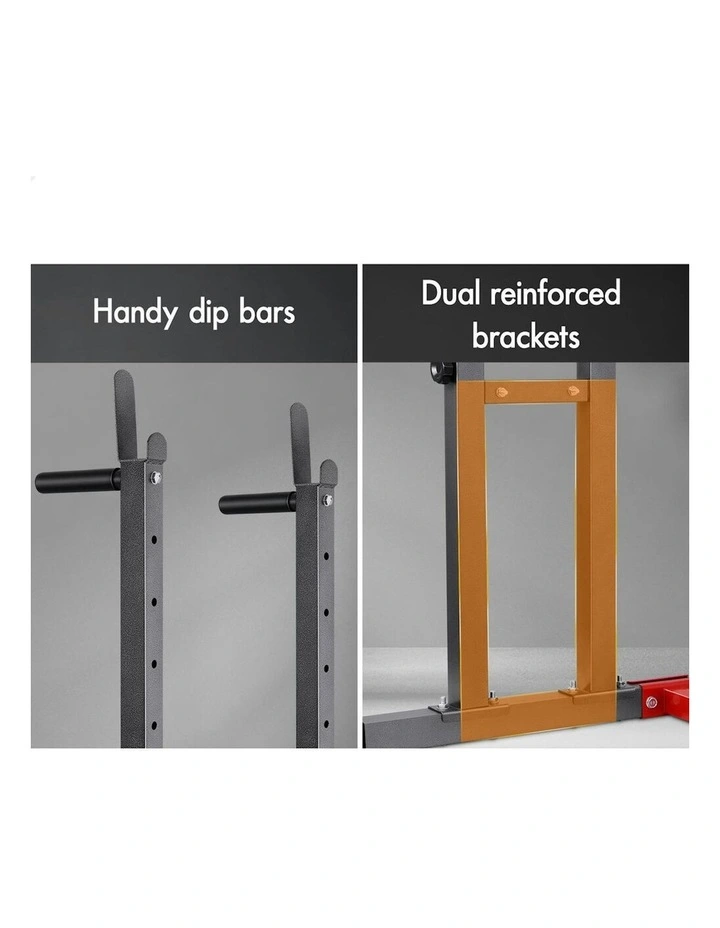 BLACK LORD Squat Rack Adjustable Barbell Rack Weight Bench Press Weight Lifting Gym image 7