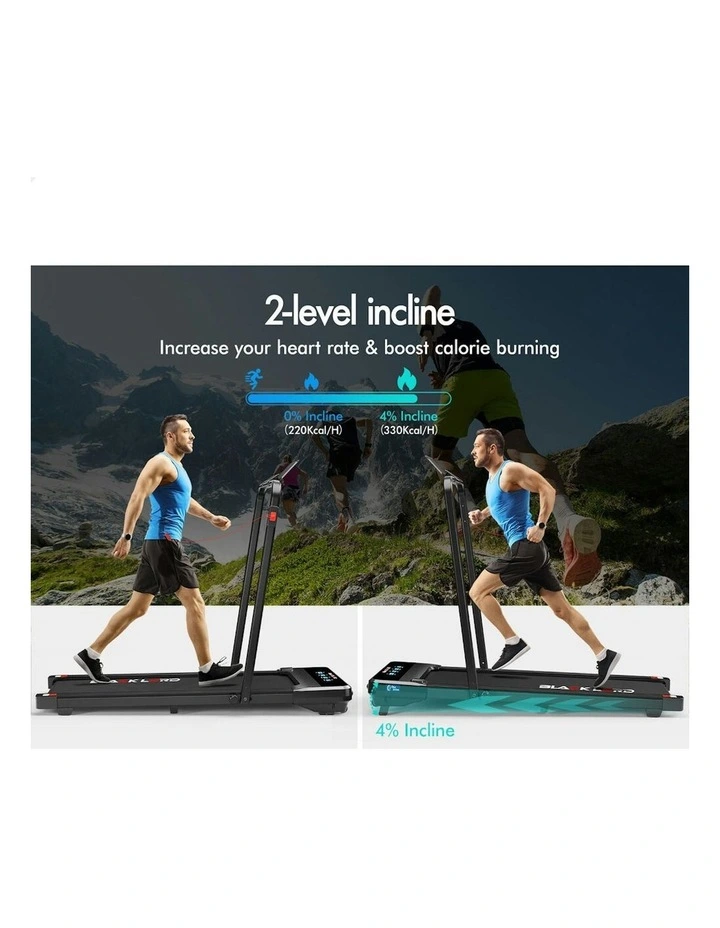 Treadmill Electric Walking Pad 430mm in Black image 6