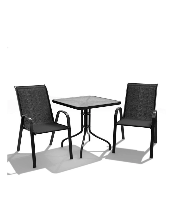 Outdoor Furniture Patio Set in Black image 1