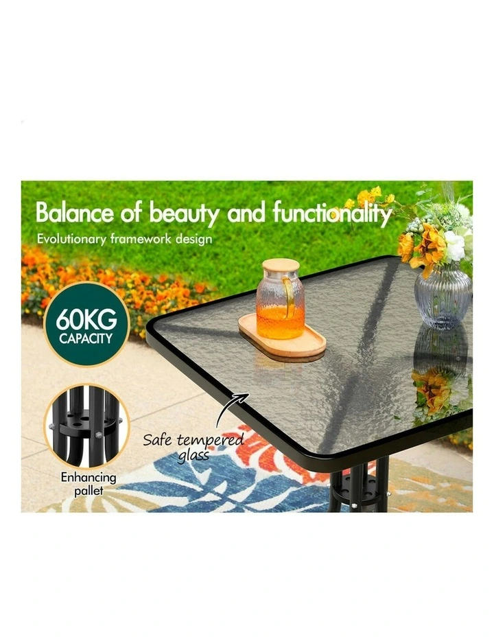 Outdoor Furniture Patio Set in Black image 4