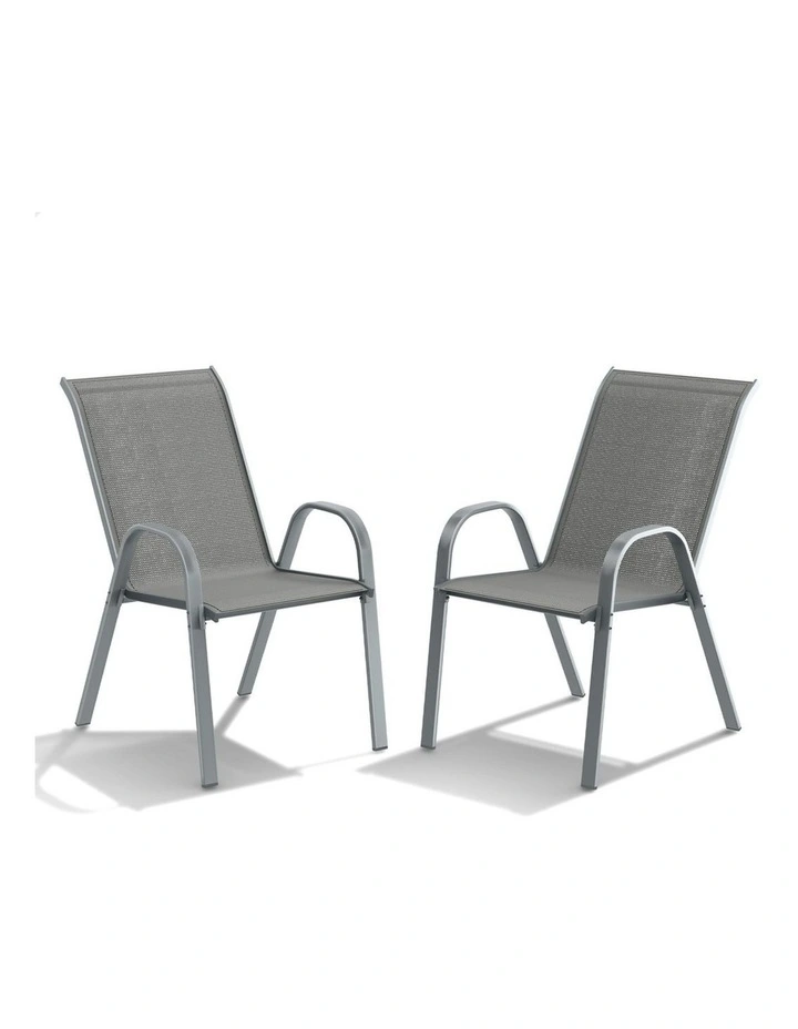 Outdoor Lounge Chairs 2x in Grey image 1