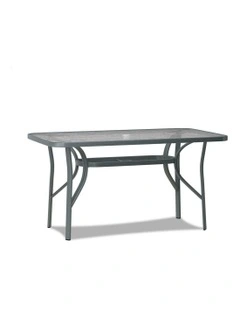 Patio Garden Dining Table 140cm x 80cm in Grey