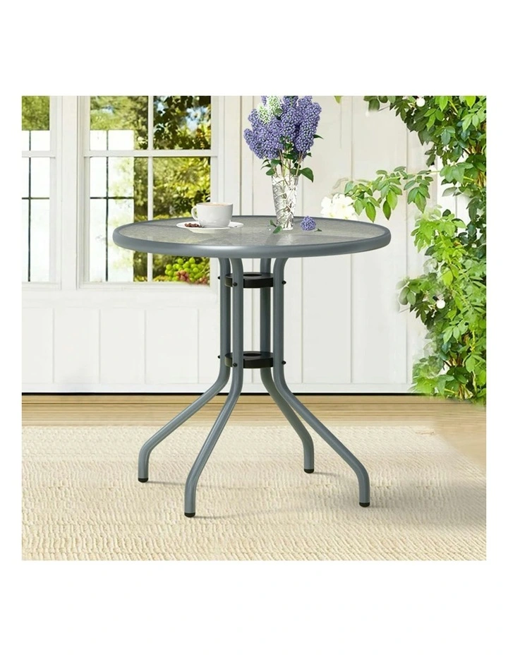 Patio Coffee Side Table 60cm in Grey image 2