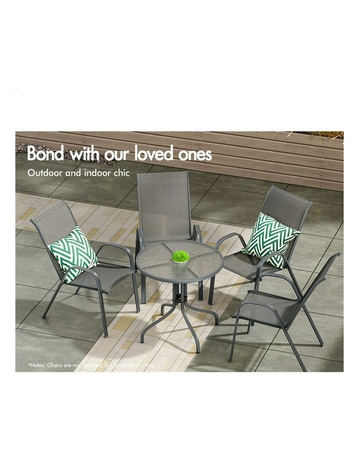 Patio Coffee Side Table 60cm in Grey image 3