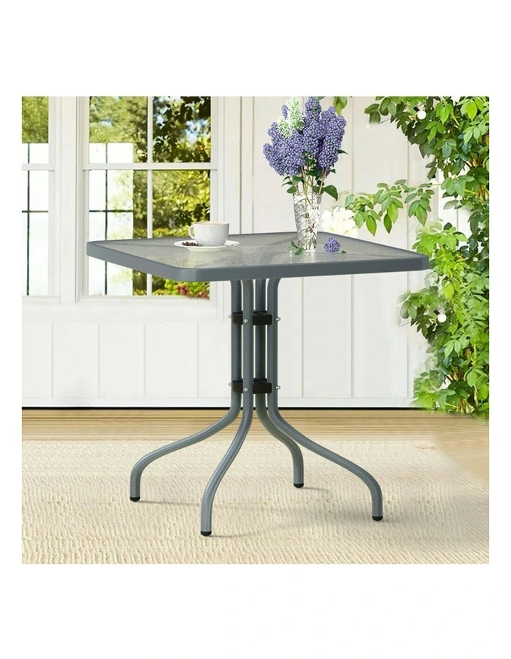Outdoor Patio Coffee Side Table in Grey image 2