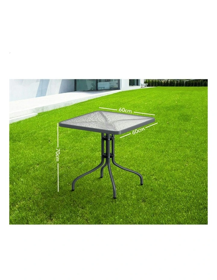 Outdoor Patio Coffee Side Table in Grey image 6