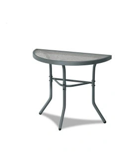 Patio Side Coffee Table in Grey