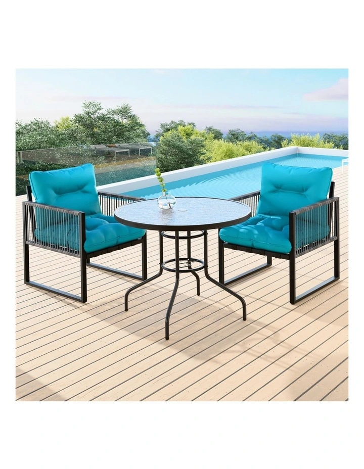 Outdoor Lounge Set Table And Chairs Set in Multi image 2