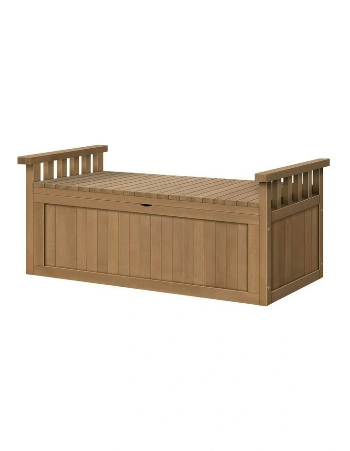 Outdoor Storage Bench in Natural image 1
