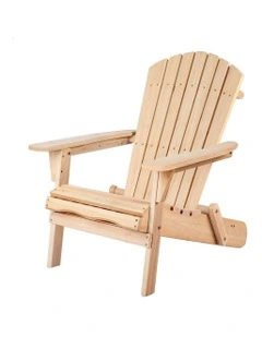 Outdoor Wooden Chairs in Natural