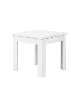Wooden Side Desk in White