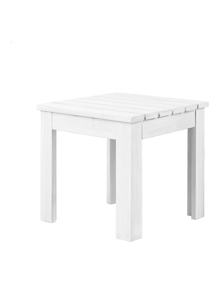 Wooden Side Desk in White image 1