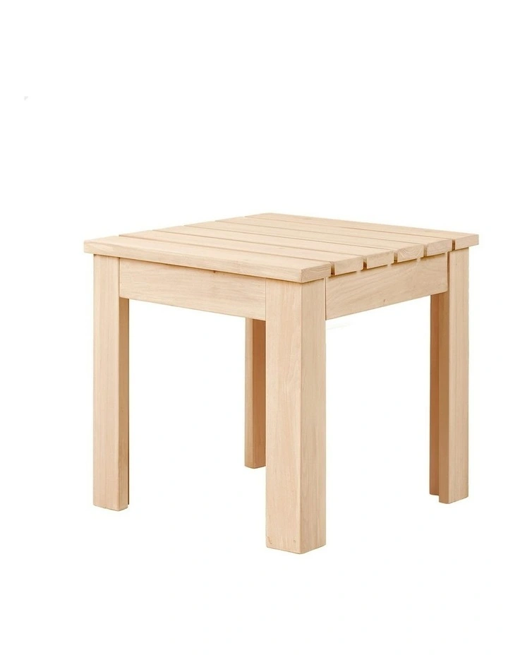Wooden Side Desk in Natural image 1