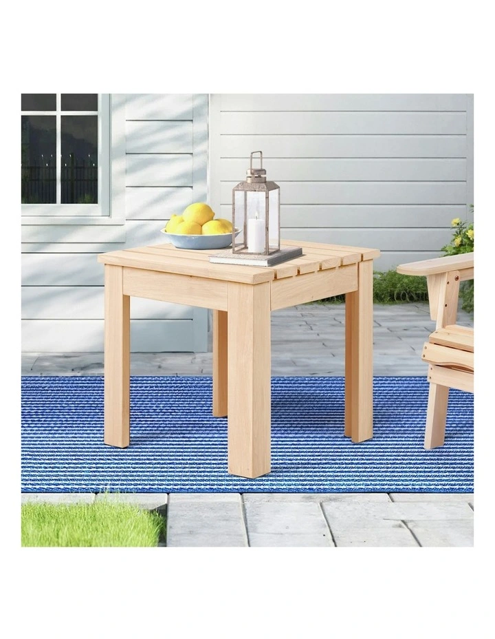 Wooden Side Desk in Natural image 2