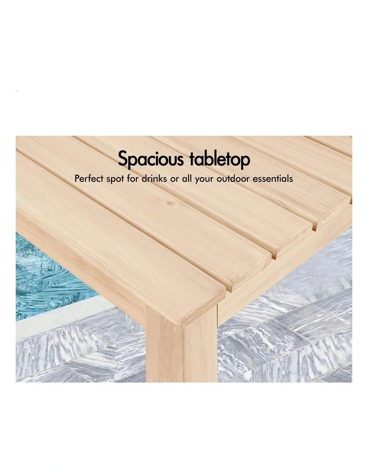 Wooden Side Desk in Natural image 5