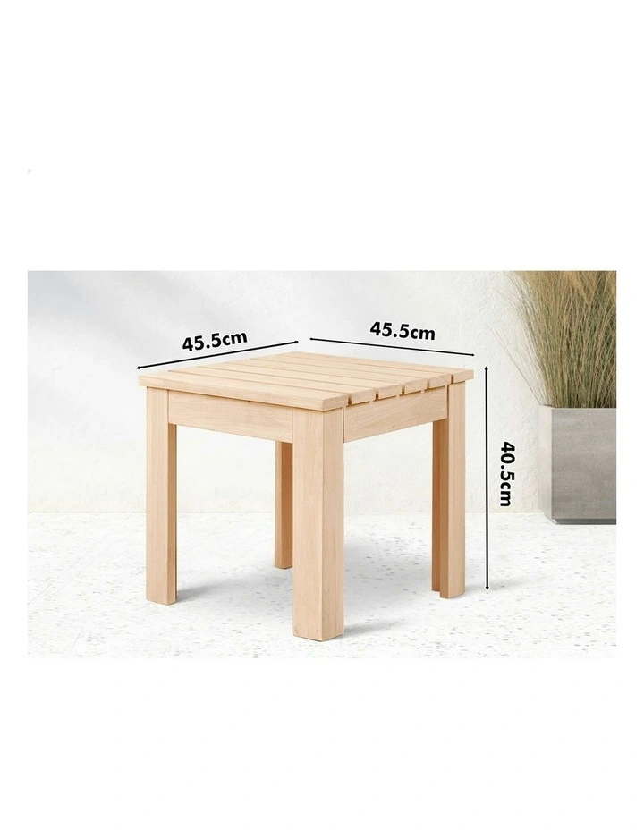 Wooden Side Desk in Natural image 6