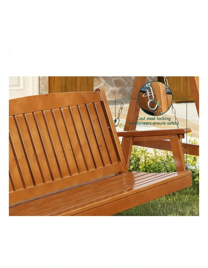 Canopy Swing Chair in Teak image 6