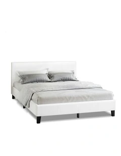 King Size Wooden Bed Frame in White