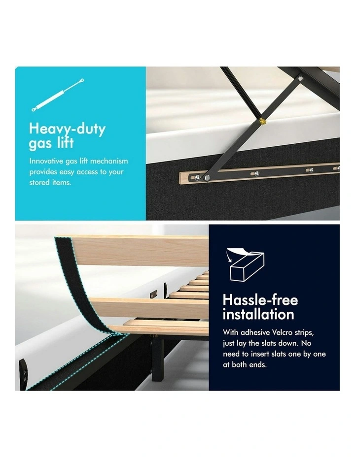 King Size Leather Bed Frame in White image 6