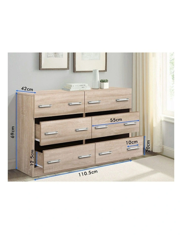 Minimalist Chest of Drawers 6 in Oak image 6