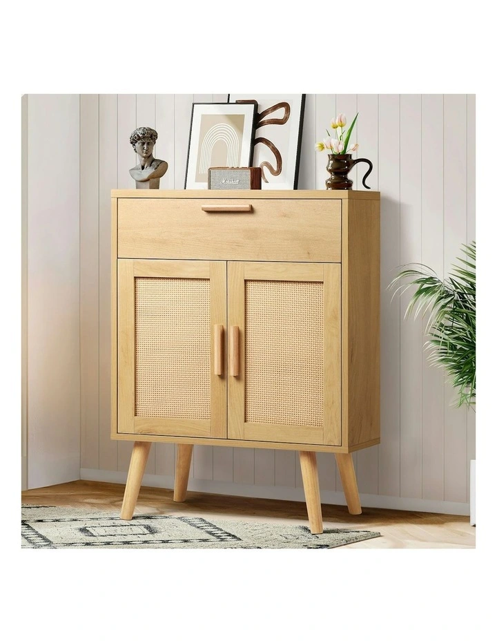 Sideboard Rattan Chest of Drawers in Oak image 2