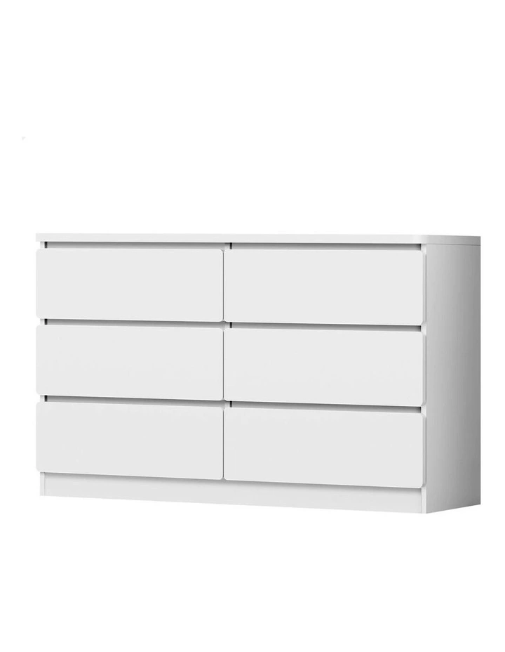 6 Chest of Drawers in White image 1