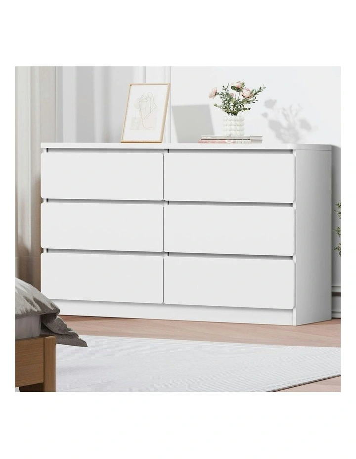 6 Chest of Drawers in White image 2