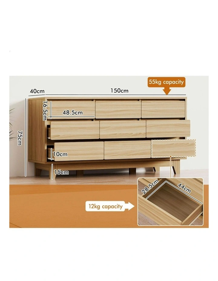 9 Chest of Drawers in Wood image 6