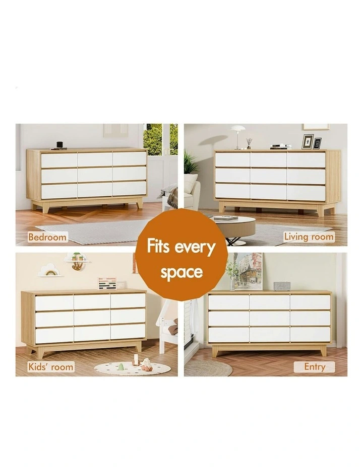 9 Chest of Drawers in White image 3