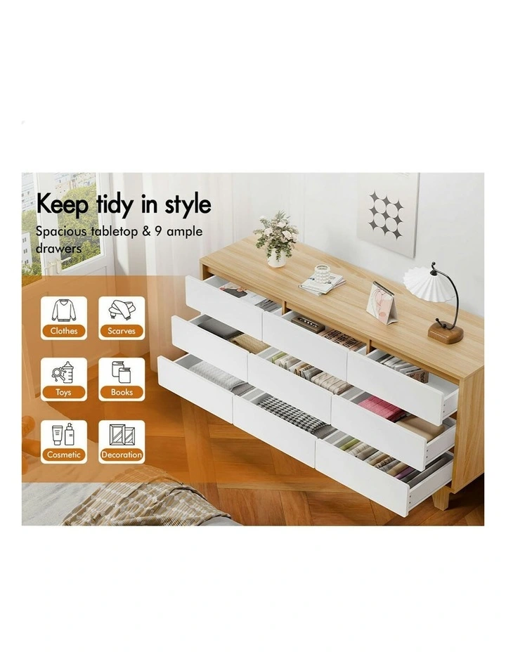 9 Chest of Drawers in White image 4