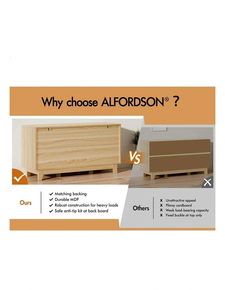 9 Chest of Drawers in White image 5