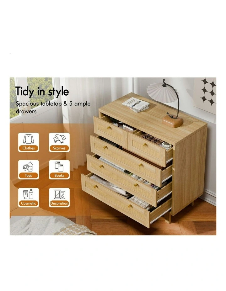 5 Chest of Drawers in Wood image 4