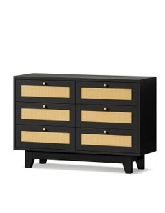 6 Chest of Drawers in Black