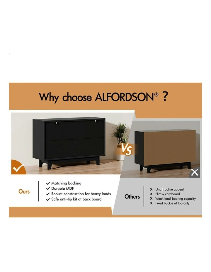 6 Chest of Drawers in Black image 5