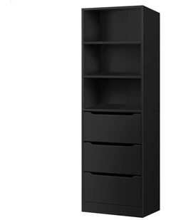 Wardrobe Clothes Storage Cabinet in Black