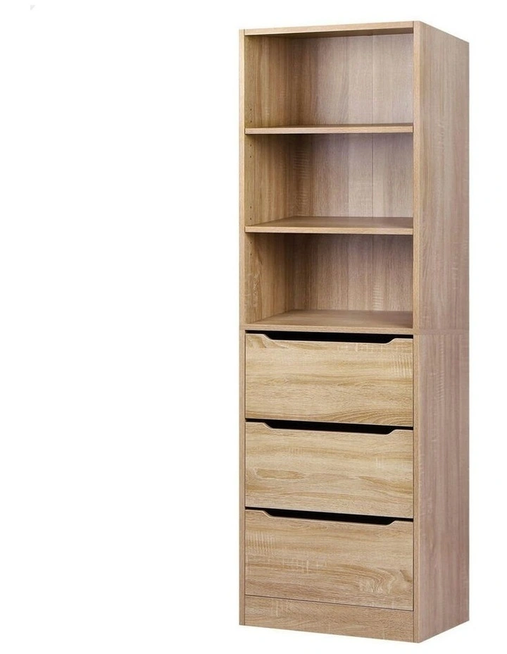 Clothes Storage Cabinet Wardrobe in Wood image 1