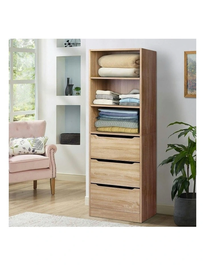 Clothes Storage Cabinet Wardrobe in Wood image 2