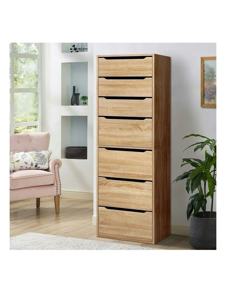 Wardrobe Clothes Cabinet 7 Drawers e in Wood image 2