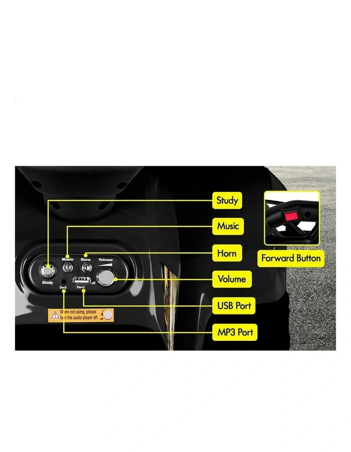 Electric With LED Lights Ride On ATV Toy image 5
