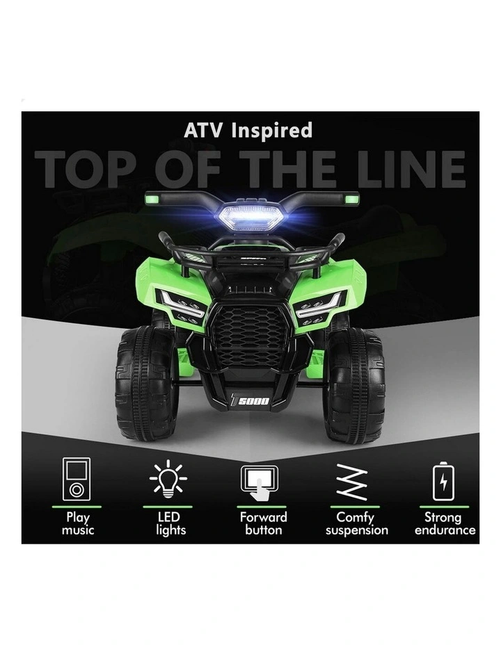 Electric With LED Lights Ride On ATV Toy image 3