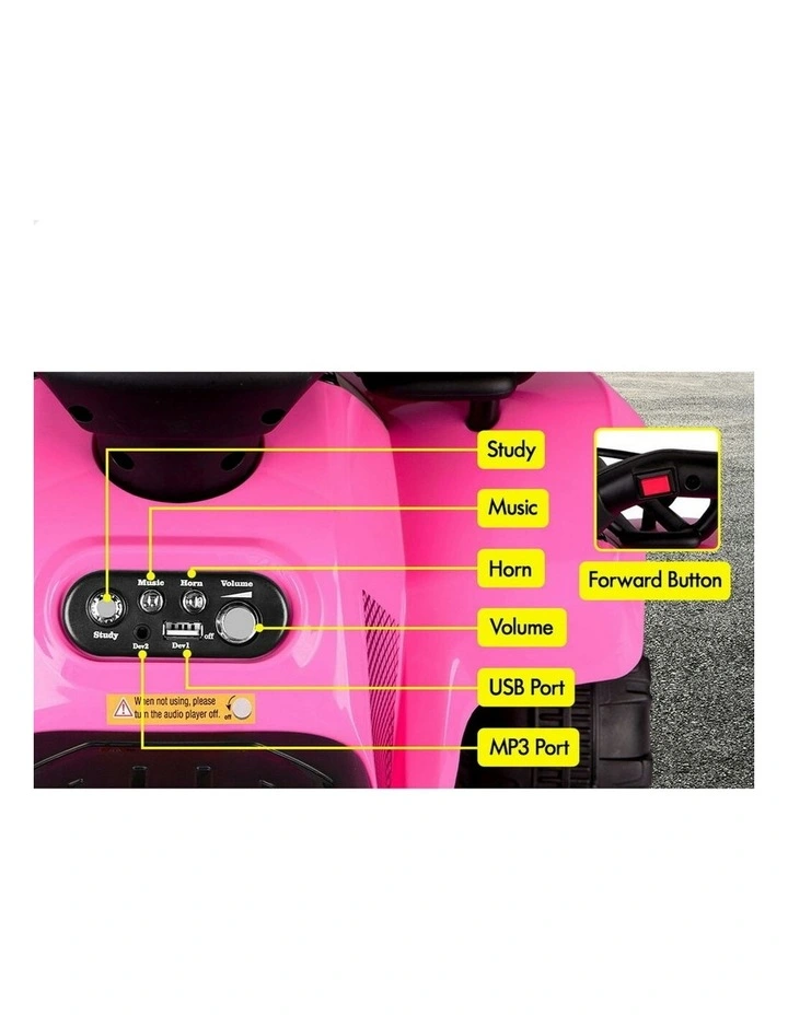 Electric With LED Lights Ride On ATV Toy image 5