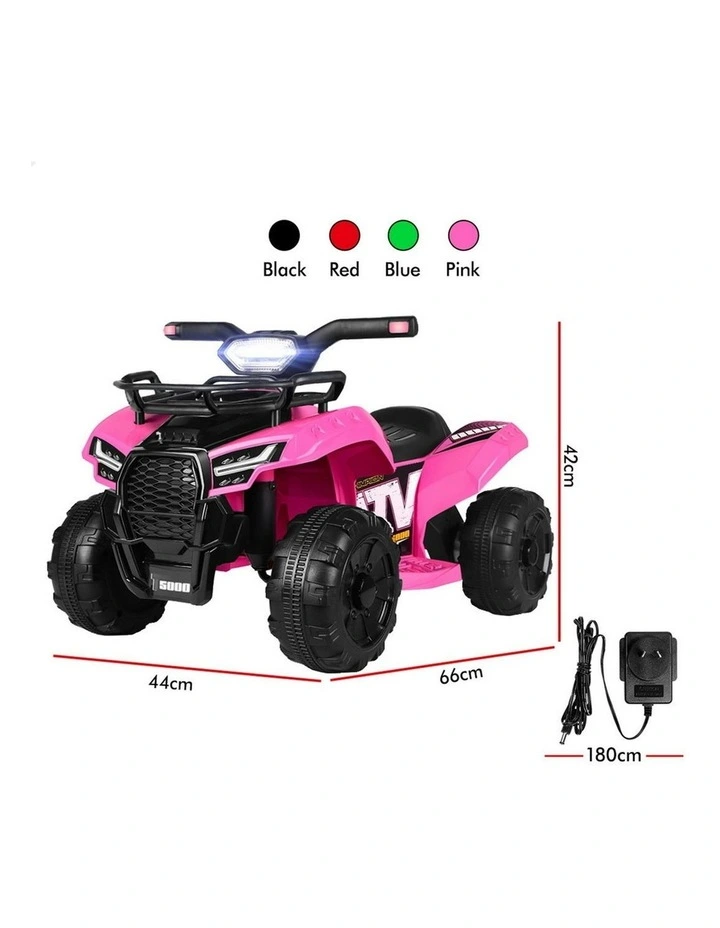 Electric With LED Lights Ride On ATV Toy image 6