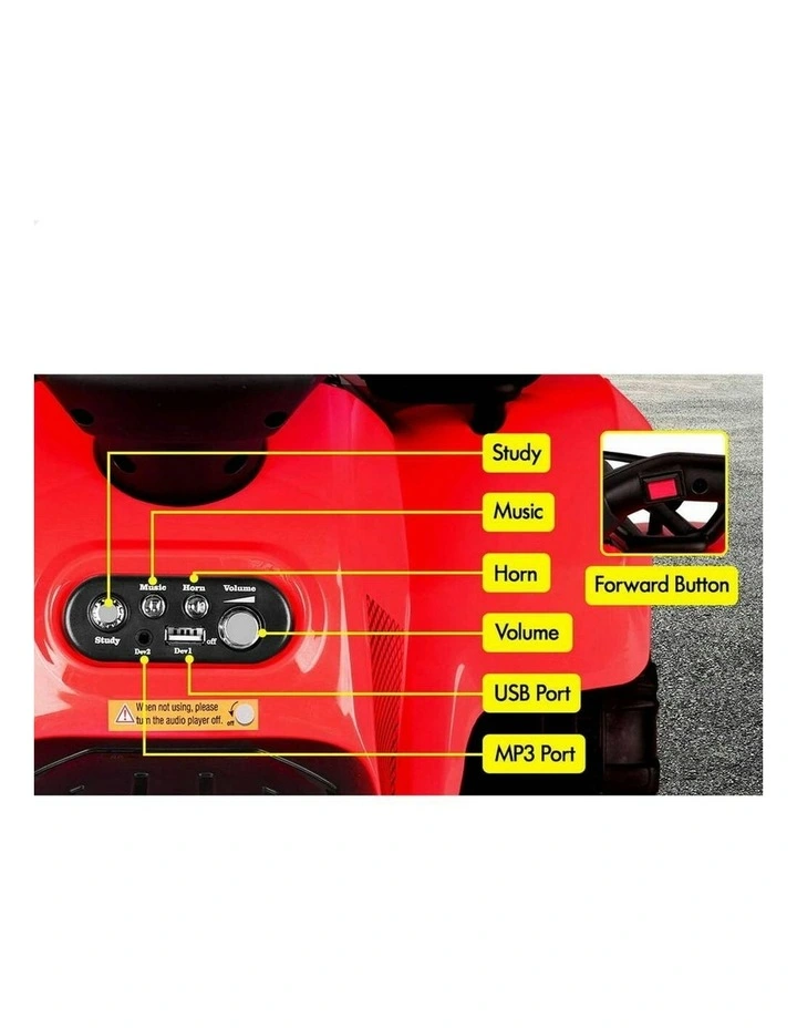 Electric With LED Lights Ride On ATV Toy image 5