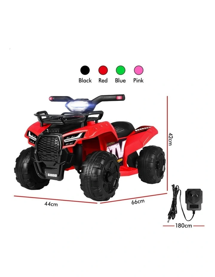Electric With LED Lights Ride On ATV Toy image 6