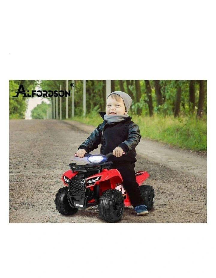 Electric With LED Lights Ride On ATV Toy image 7