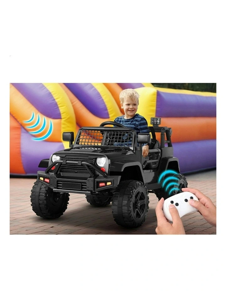 Electric 12V 60W Motors R/C LED Lights Ride On Jeep Toy image 6